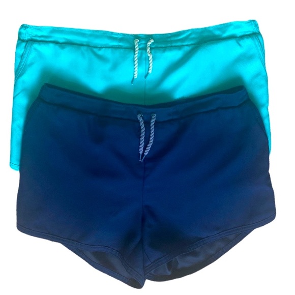Land’s End 2 Pair Swim Board Shorts Ladies XL - Picture 1 of 7